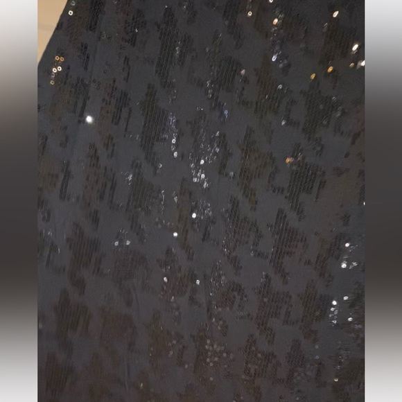 Nordstrom’s NWT Halogen Encore women’s  2X Sequined Black sleeveless Dress top - Picture 10 of 12